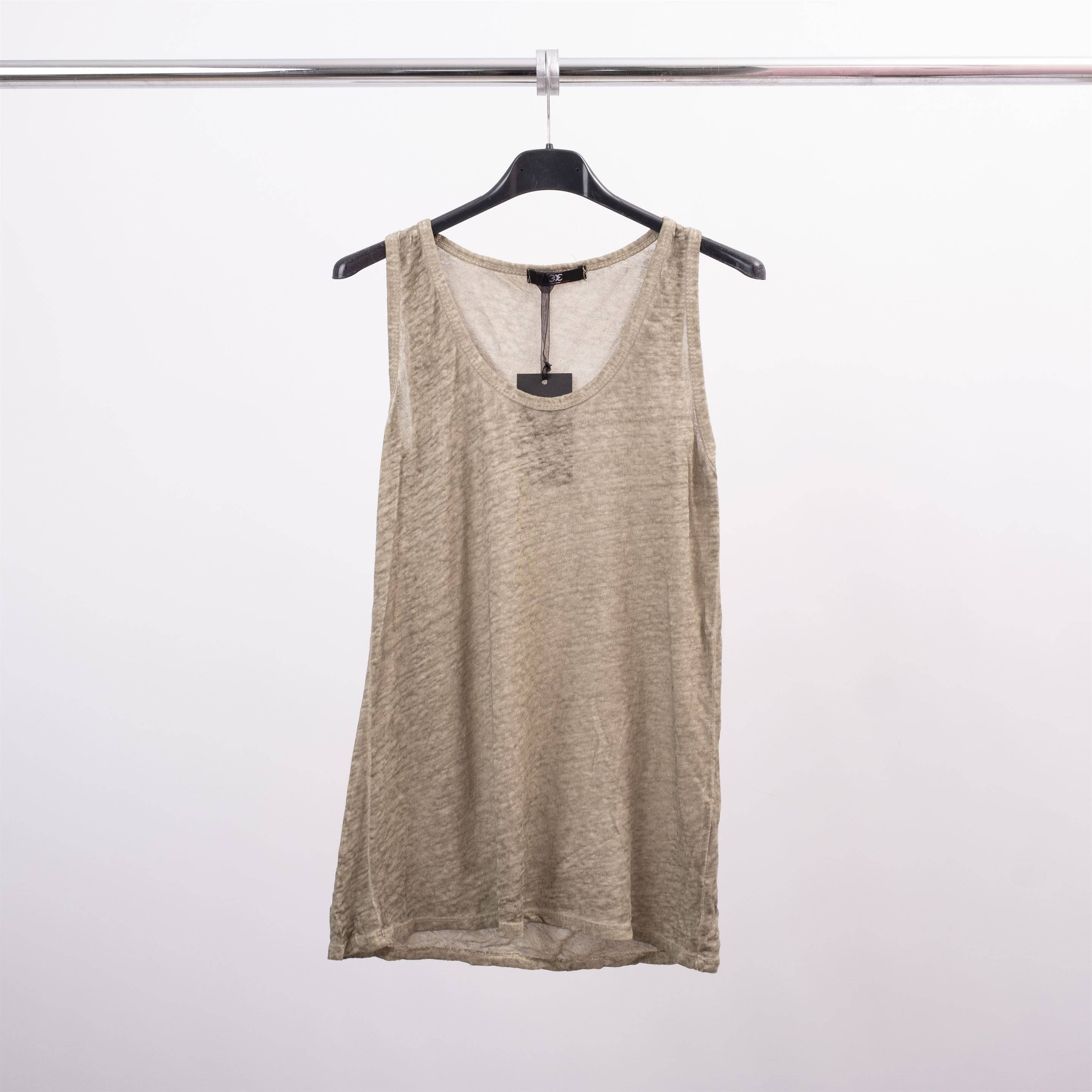 Cecile Wang - Wholesale Tank Top - Women's - Linen tank top 125097614