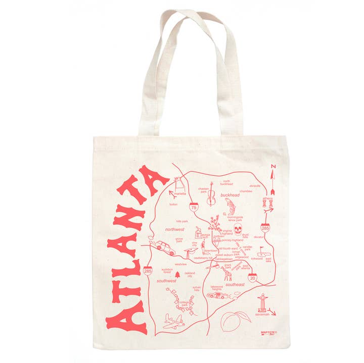 Atlanta Grocery Tote for wholesale by Maptote