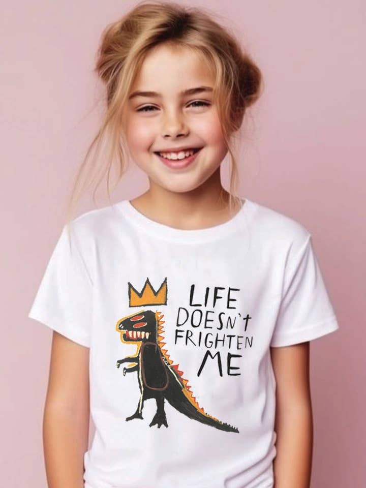 L1212 - LIFE .. graphic tee for wholesale by KNOCK ON THE STYLE