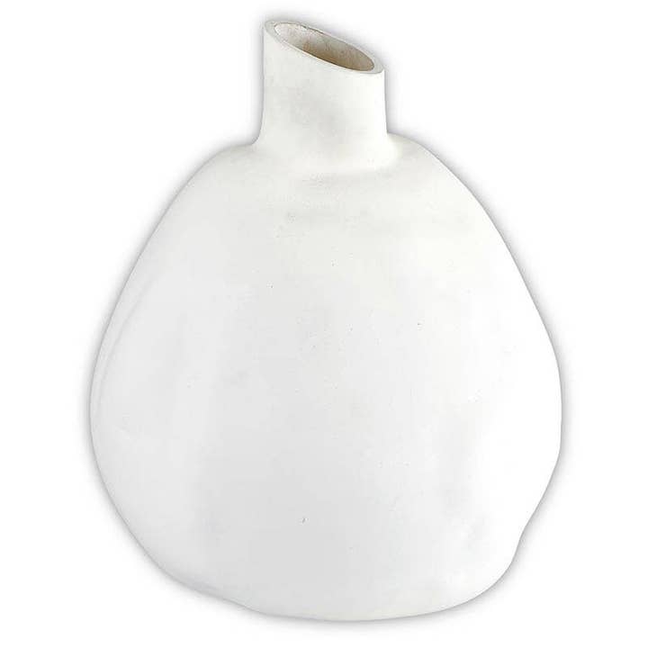 Angle - Wholesale Vase - Matte Short Wide Vase