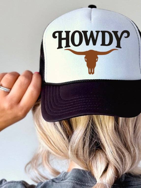 HOWDY trucker-kasket for engroshandel hos Rustic Revival Boutique