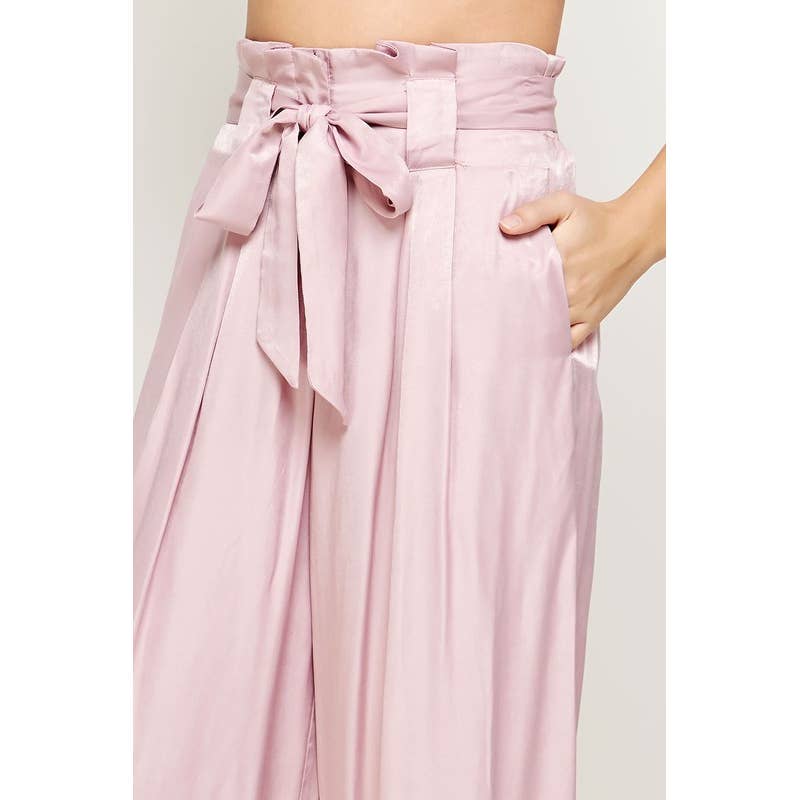 Strut & Bolt – wholesale Pants – Women's – Paper-bag Waist Wide Leg Pants10