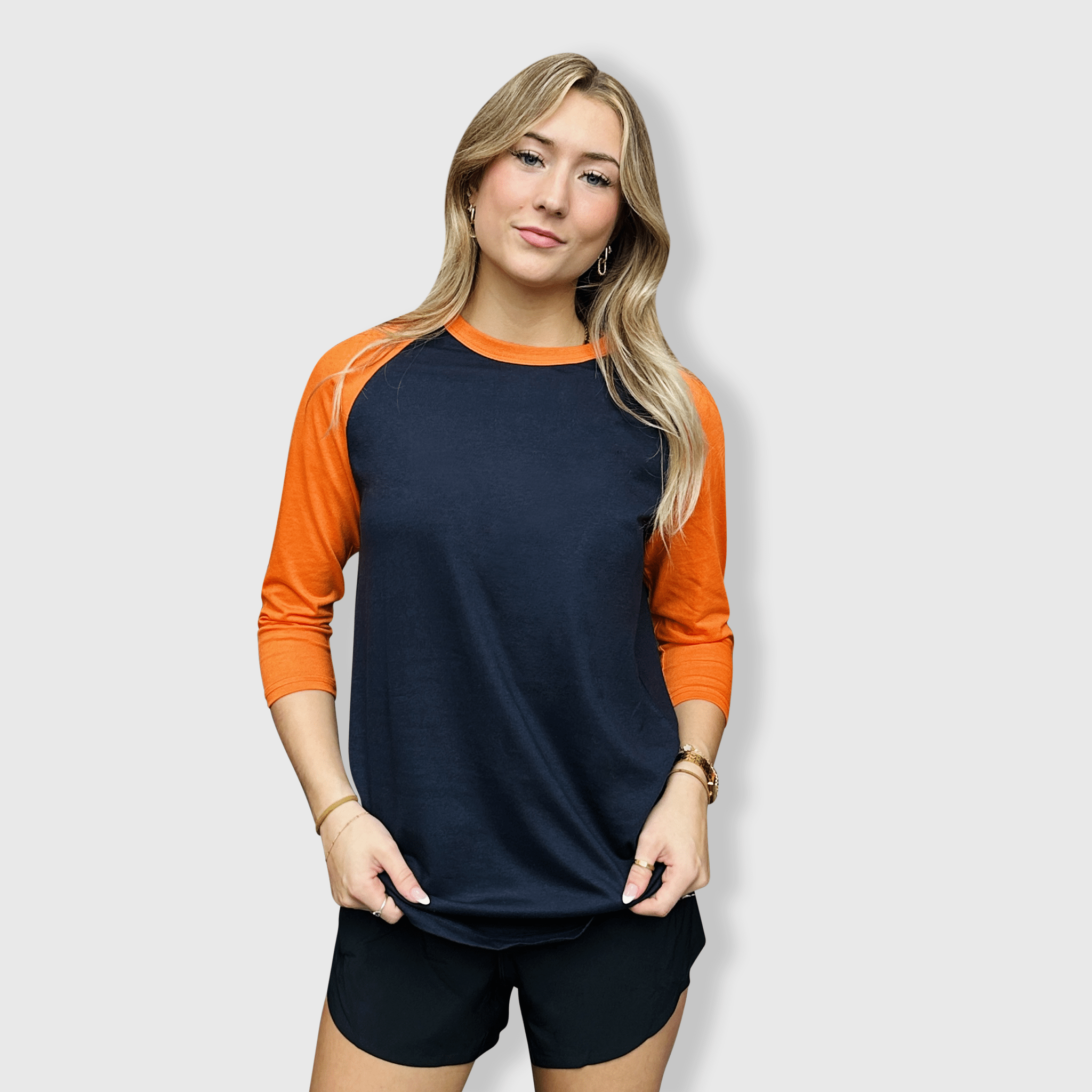 ILTEX Apparel - Vente T-shirt – femme - T-shirt de baseball adulte à manches raglan 3/4 - Plus de 35 couleurs4