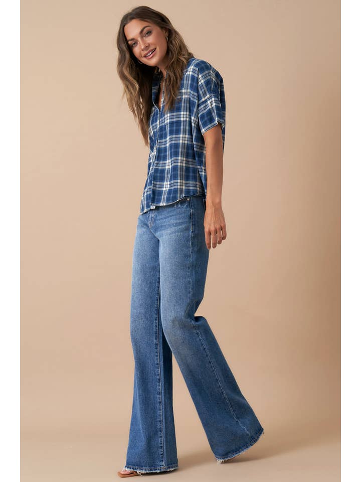 Insane Gene USA - Wholesale Jeans - Women's - High Rise Relaxed Boot Cut Denim4