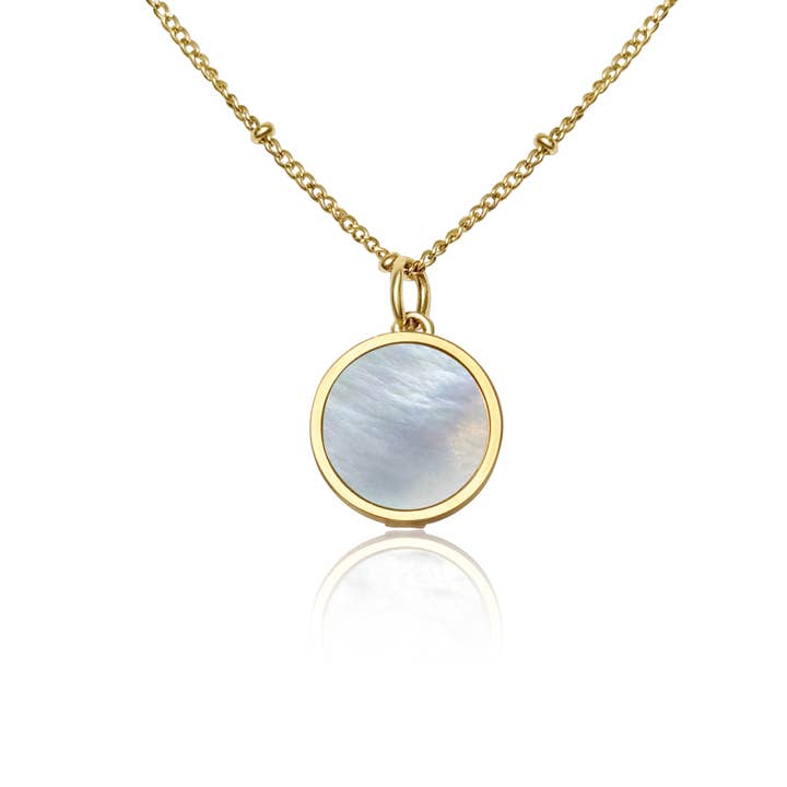 Pearl Lip Balm Necklace in 14K Gold for wholesale by Get Balmy - USA