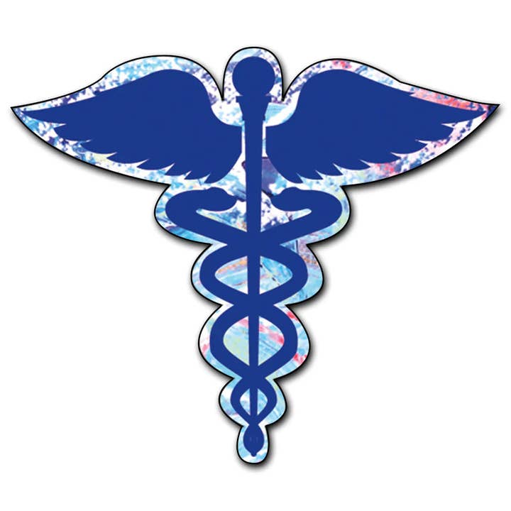 Caduceus Acrylic for wholesale by OUTSIDE THE BOX, LLC