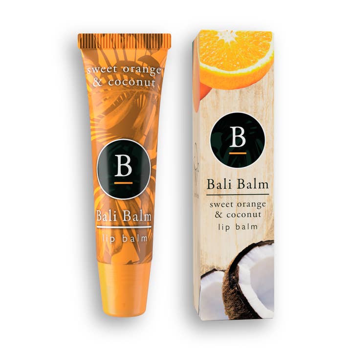 Bali Balm - Wholesale Lip Balm - Natural Sweet Orange & Coconut Lip Balm0