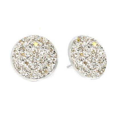 Pendientes Sparkle Full Circle para venta al por mayor de KEVA