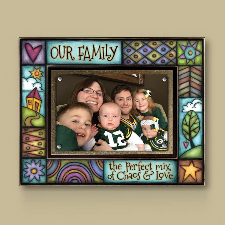 WAF82 - Chaos and Love Picture Frame for wholesale by Macone Clay / Spooner Creek