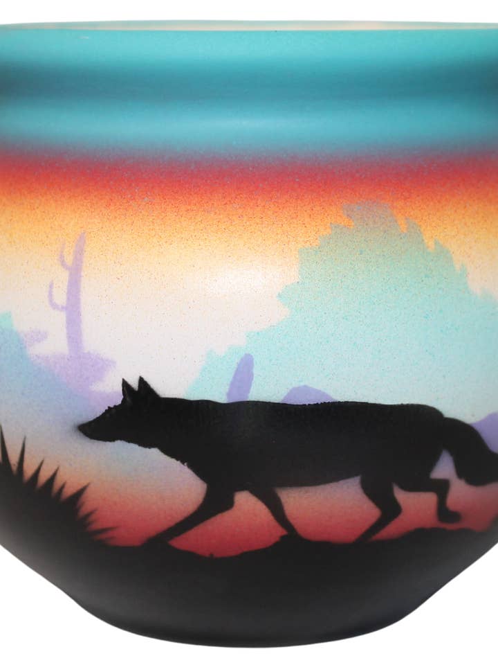 43062 Sonora Coloré Bol 19 x 14 cm pour la vente par Cedar Mesa Pottery