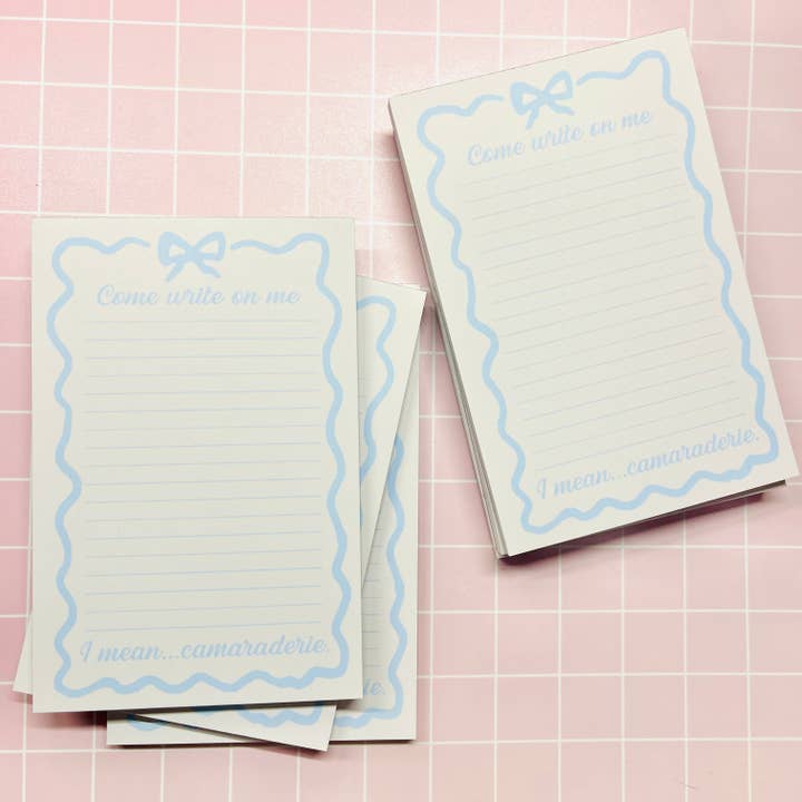 Sonny Rising – Engroshandel Notesblok – 4x6 Notatblok med toprift, Sabrina, kom og skriv på mig1