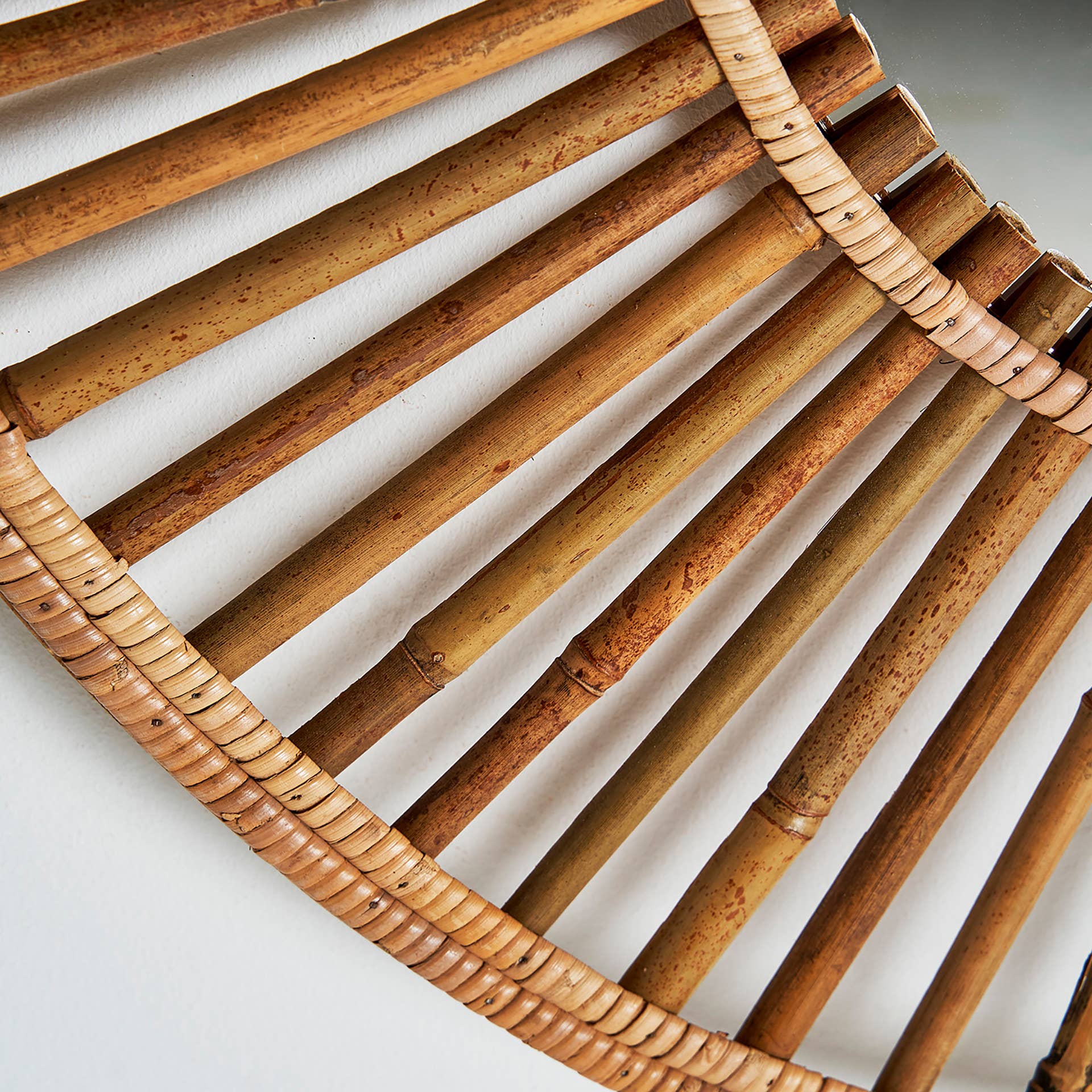 Kodu - Wholesale Wall Mirror - Arteaga Bamboo Mirror, In Natural Color, 90X4X90Cm1