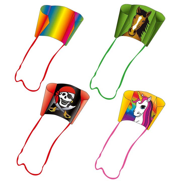 HQ Kites & Designs - Wholesale Kite - Pocket Sled Display - contains 24 assorted kites