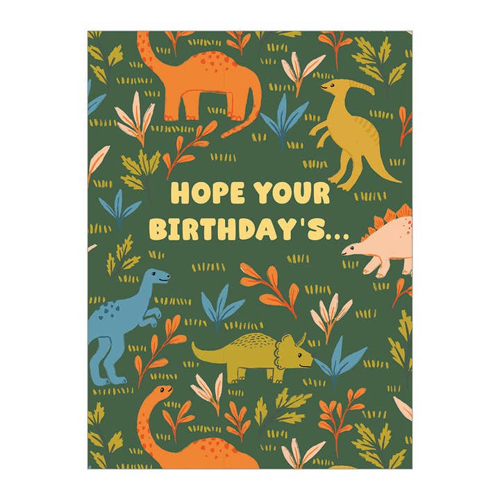 Dino-Welt - Geburtstagsjunge-Karte für den Großhandel von Legacy