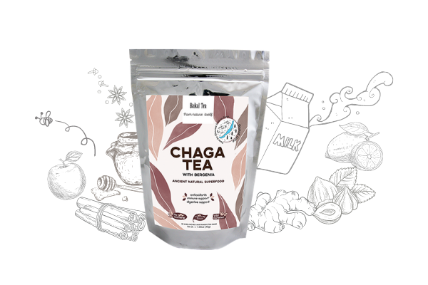 Baikal Tea – Chá de saúde/Detox por atacado – Chá Chaga com Bergenia11