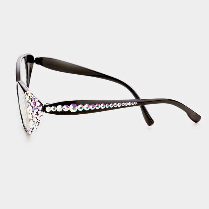 Sensibling Corp. - Wholesale Eyeglasses – Women's - AB Side Crystal Reading Glasses1