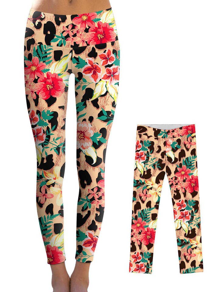 Wild & Free Lucy Leggings - Mommy and Me for wholesale by Pineapple Clothing