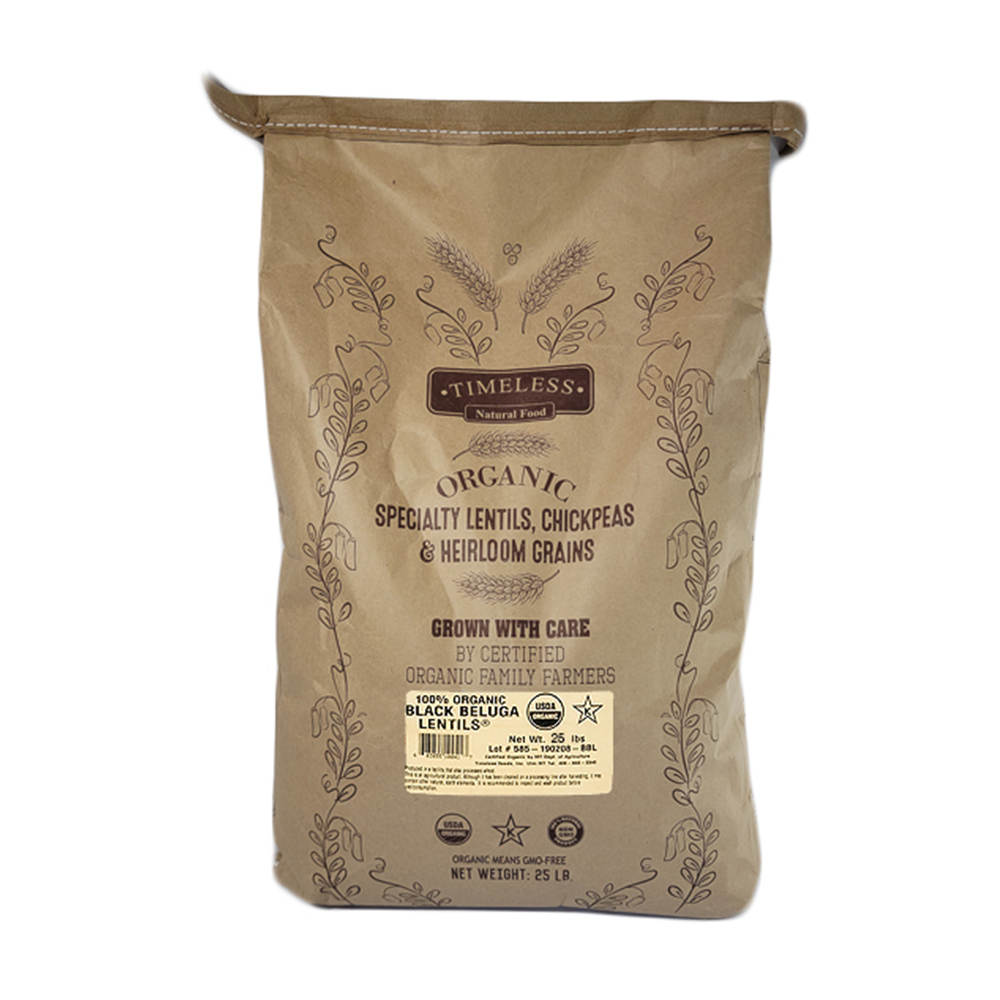 Timeless - Wholesale Beans - Organic Black Beluga Lentils®3
