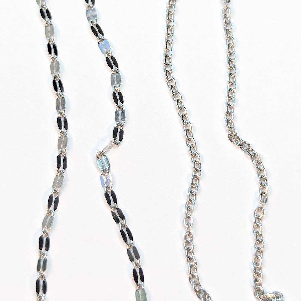 Stylish Jewelry Supply – Engroshandel Halskæde med vedhæng – Armbånd med chips af røgkvarts ædelsten i rustfrit stål2