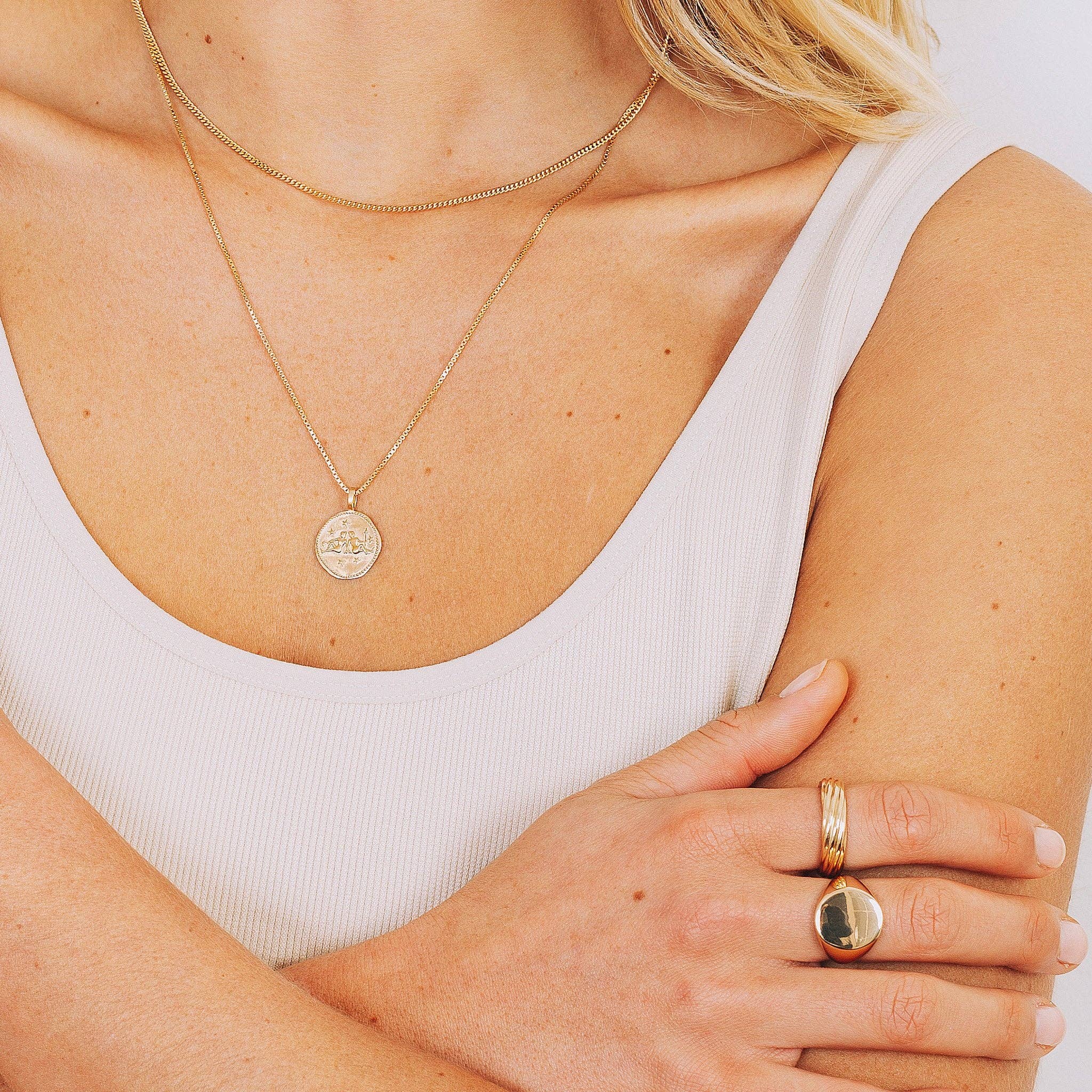 Huguette Paris - Wholesale Pendant/Charm Necklace - Astro pendant - ASTREA0