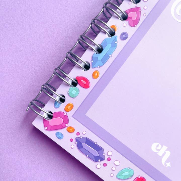Emily Harvey Art - Wholesale Notebook - Magical Things Can Happen Spiral Lined Notebook