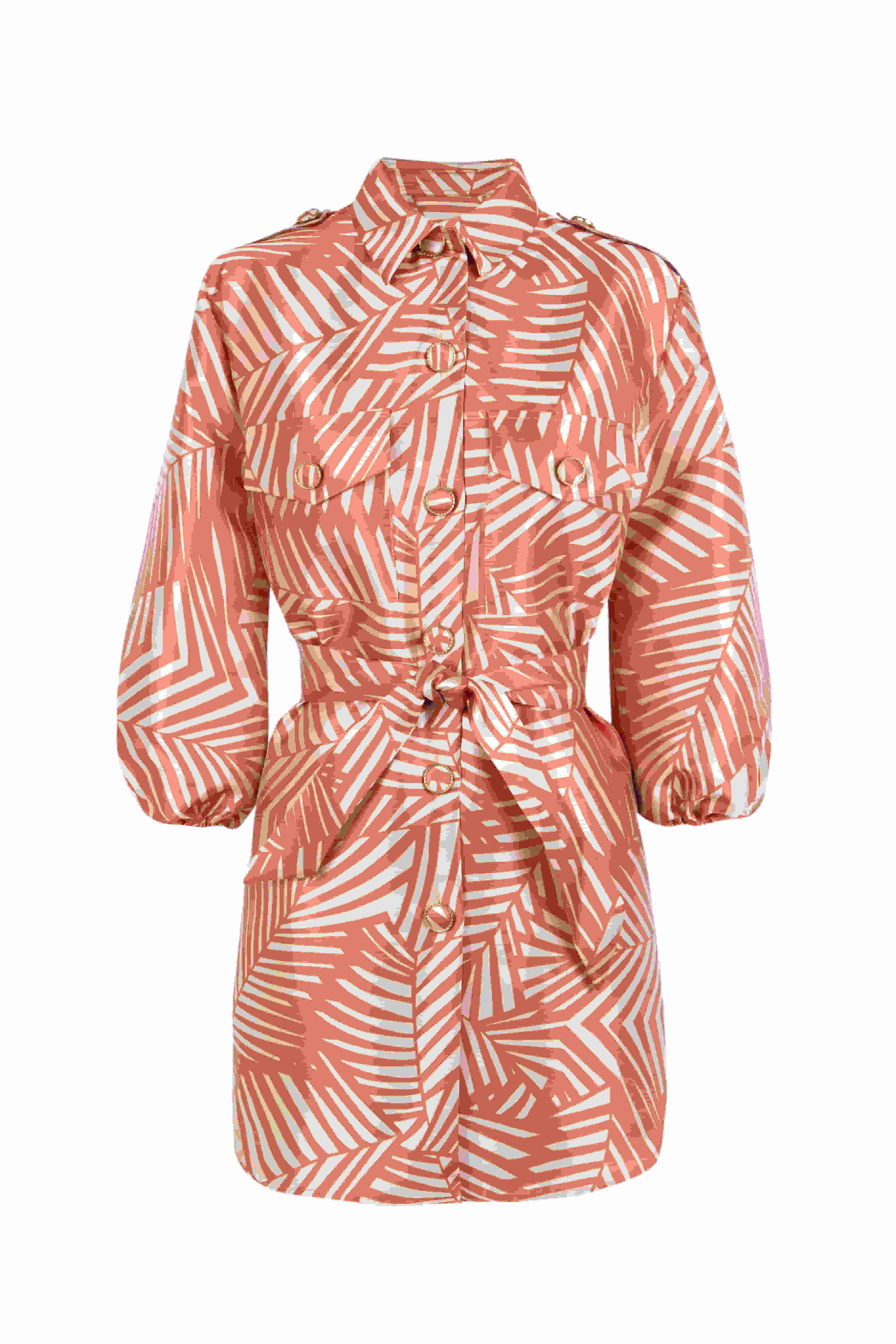 Cyrana – Großhandel Kleid – Damen – Vestido ZEN von Cyrana – Kleid im Retro-Stil aus recyceltem Polyester17