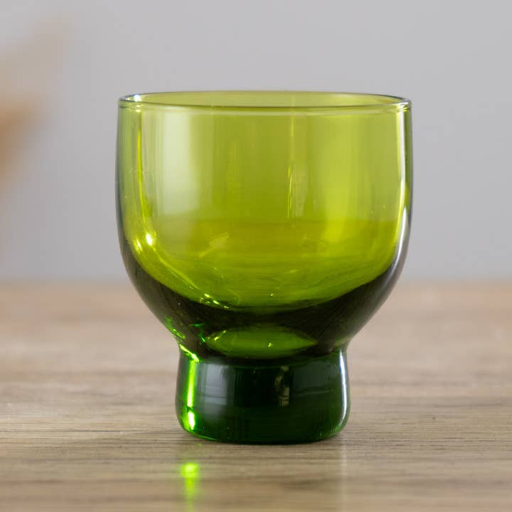 Urban Tokyo - Wholesale Cocktail/Liquor Glass - 3oz Glass Sake Cup Green