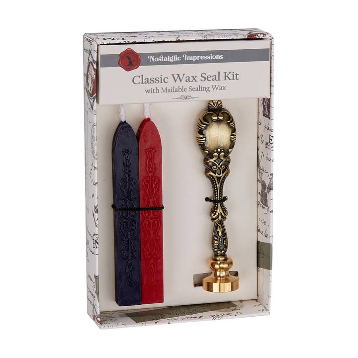 Freund Mayer & Co. - Wholesale Sealing Wax - Vintage Metal handle Wax Seal Kits-9 popular symbols