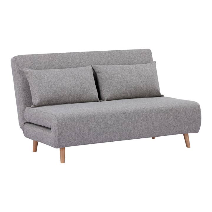 Grey Marlow - 2 Seater sofa bed. grey. natural legs for wholesale on Faire