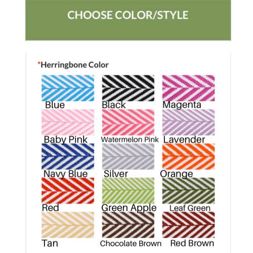 Mimi Green - Wholesale Pet Collar - Cat - Herringbone Cat Collars - 15 colors + Breakaway Buckle