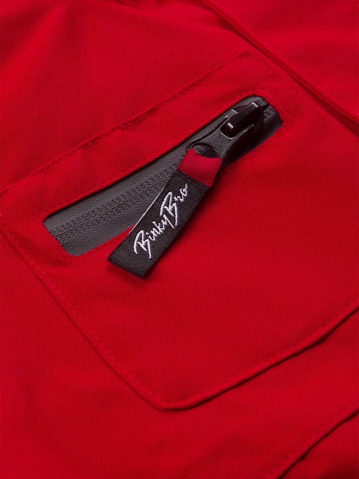 BinkyBro – wholesale Skidoverall – barn – 99-90 spansk röd snödräkt