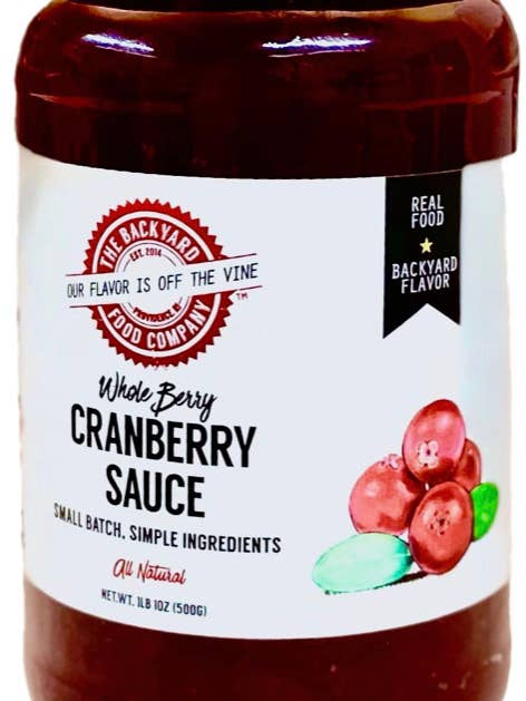 Cranberry Sauce for wholesale by The Backyard Food Company