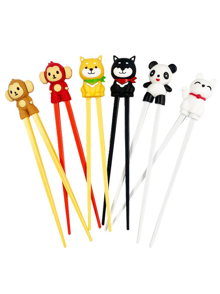 CHARACTER TRAINING CHOPSTICKS (6D,10/PK) for wholesale by BanzaiLA