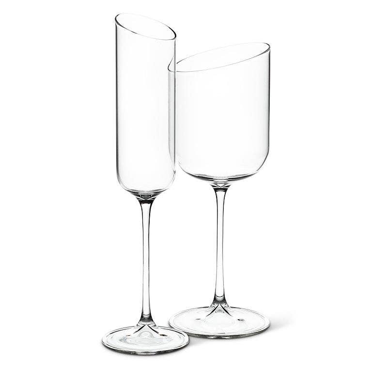 Abbott - Wholesale Wine Glass - Angle Cut Goblet-8.5"H(12oz)1