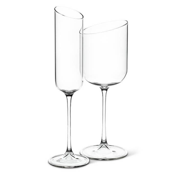 Abbott - Wholesale Wine Glass - Angle Cut Goblet-8.5"H(12oz)1