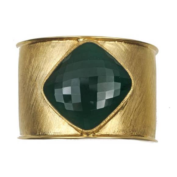 Venus Cuff Bracelet - (8 Gemstone Options) for wholesale by Sissy Yates Designs