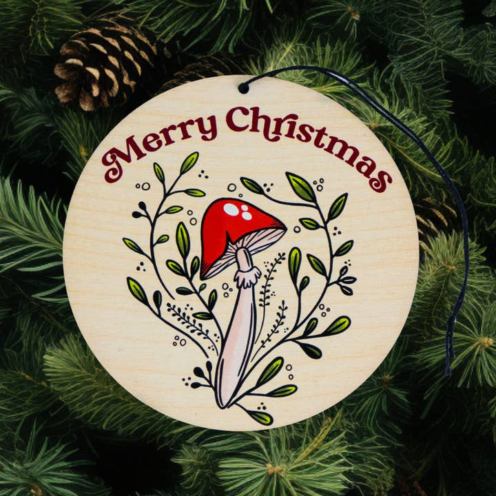 Standish House – Engroshandel Pynt – Jul champignon ornament, Yule, Xmas, Witchy, Cottagecore