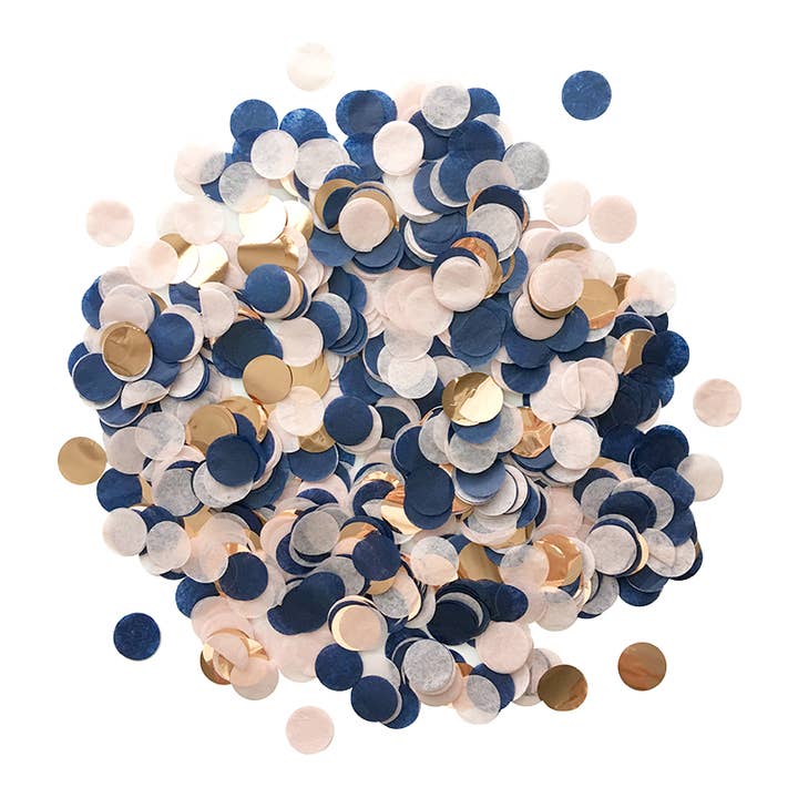 Paperboy - Wholesale Confetti - Confetti - Navy, Blush & Rose Gold1