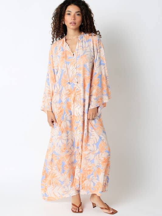 Savannah Maxi Cover Up Dress for wholesale by Olivaceous