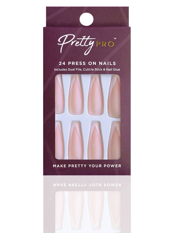 Press On False Nails All The Way Up 24pcs for wholesale by Pretty Pro