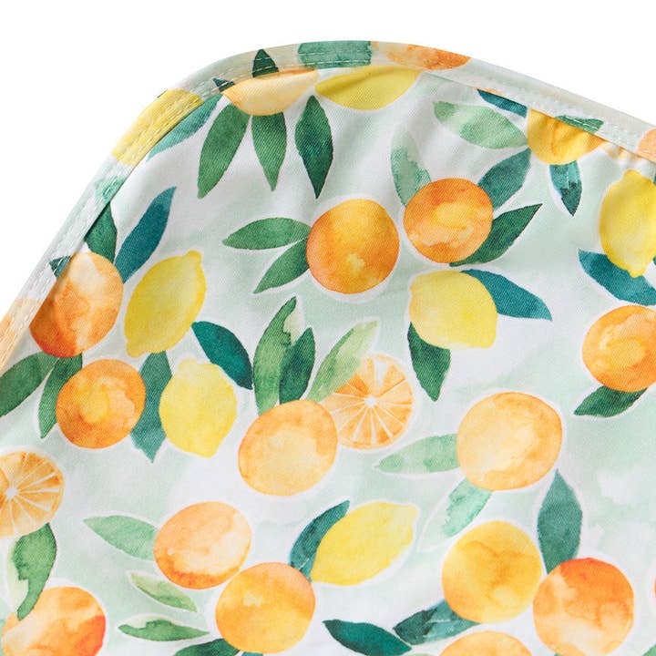 Snuggle Hunny - Wholesale Swaddle set – Baby - Citrus Squeeze Organic Jersey Wrap & Beanie Set5