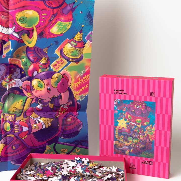 MUSOKA STUDIO – Großhandel Puzzle - Erwachsene – Puzzle 1000 Teile - Bangkok (Städte-Edition 001)2