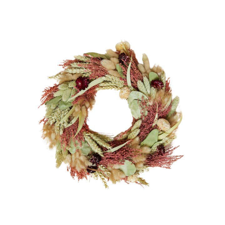 Wildflowers by Floriette - Wholesale Dried/Pressed Flowers - Valentine's wreath with dried flowers - rosewood1