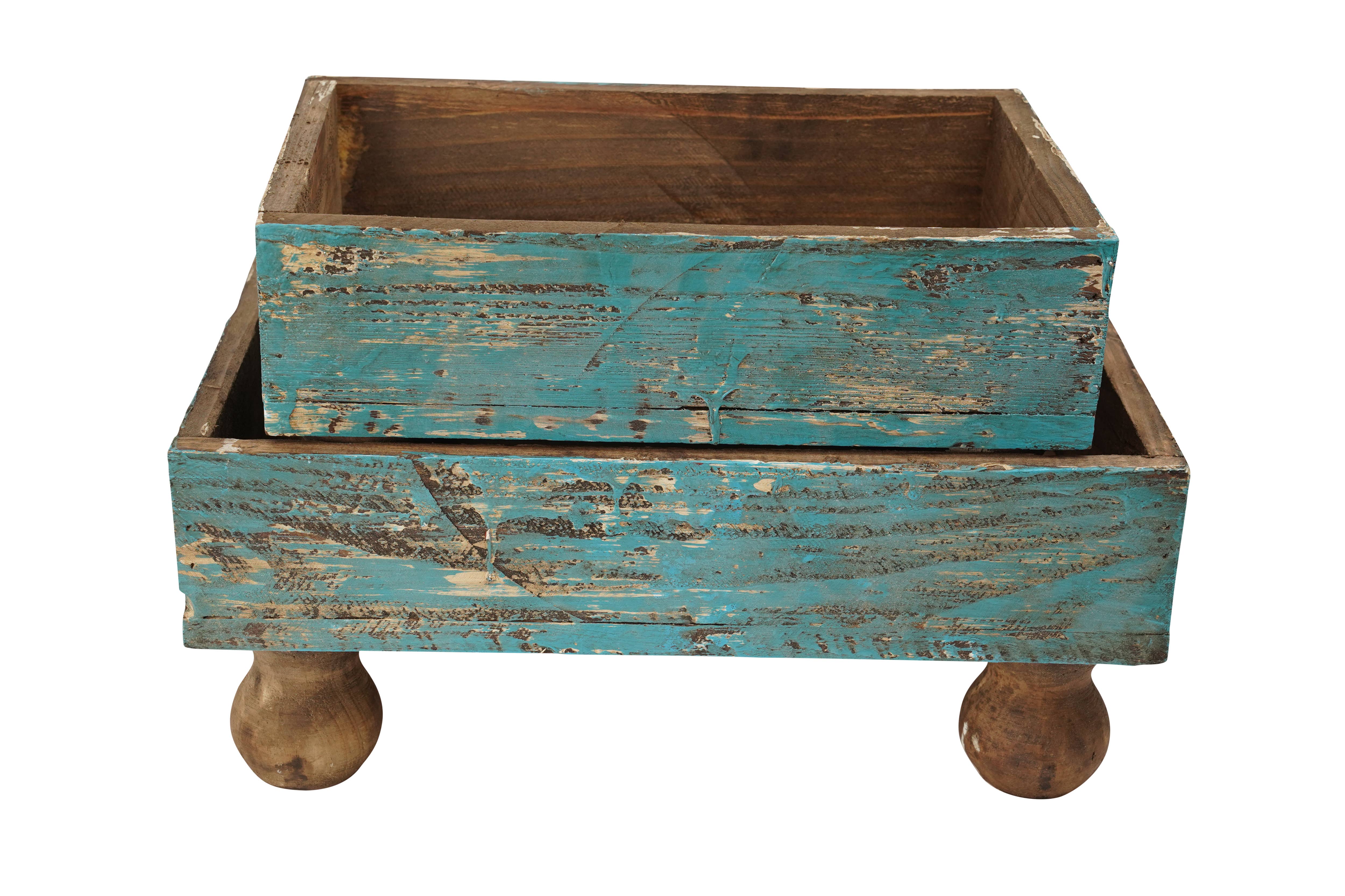 My Amigos Imports – wholesale Planter box – Temple Garden Planter Set of 2-Farmhouse Trays-4 Colors10