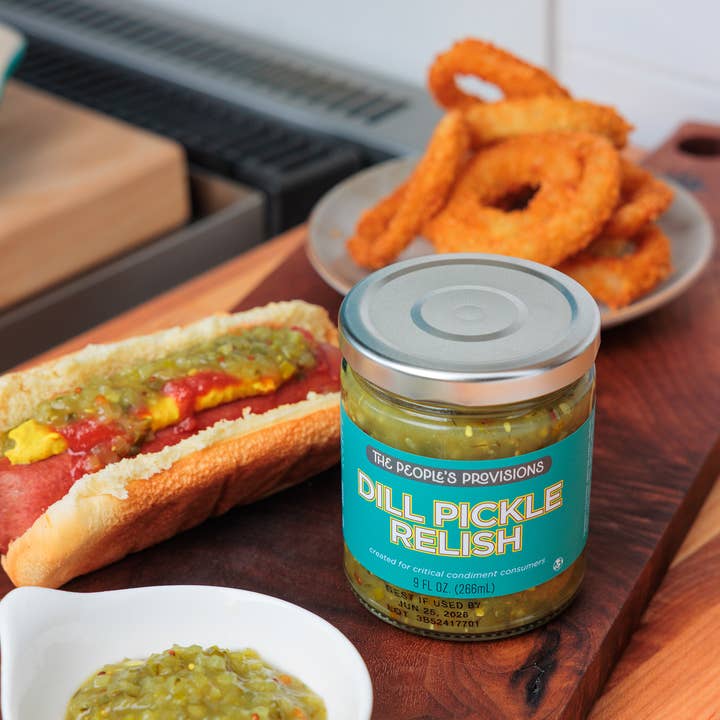 The People's Provisions – wholesale Pickled vegetables – Dill Pickle Relish 9oz3