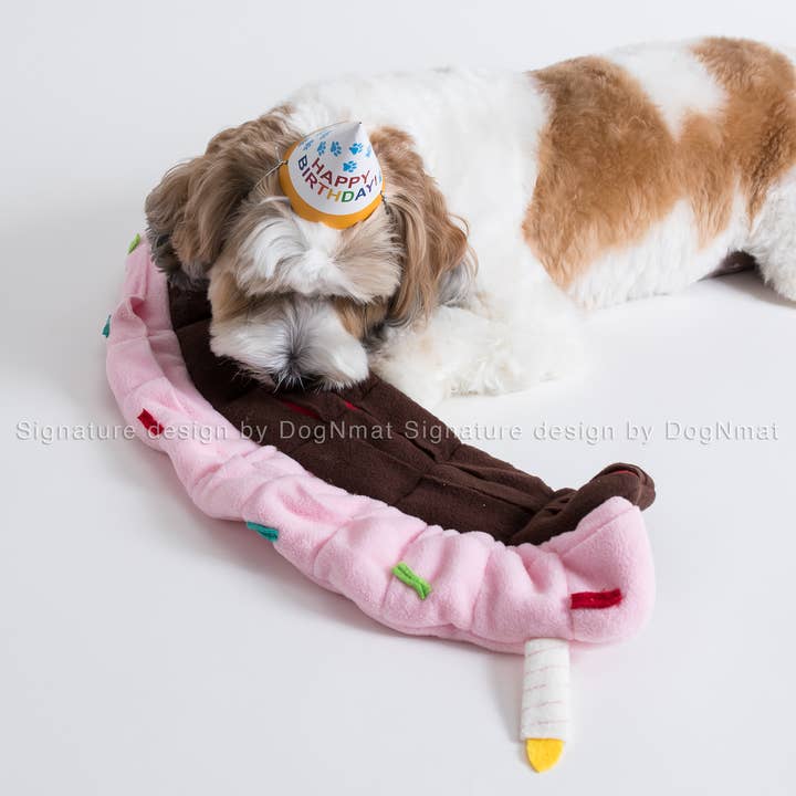 DogNmat – Peluche - Cão por atacado – Tapete de rapé para bolo de aniversário5