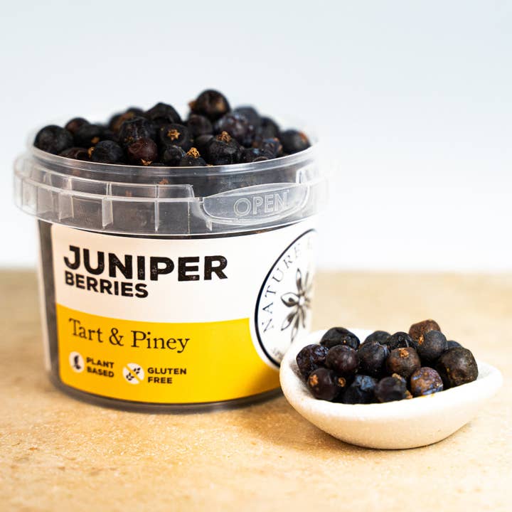 Nature Kitchen Co Ltd – Especiarias secas por atacado – Bagas de Zimbro 1 x 40g Frasco