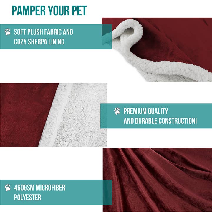 PetAmi - Wholesale Pet blanket – Cat/dog - Waterproof Fleece Pet Blanket64
