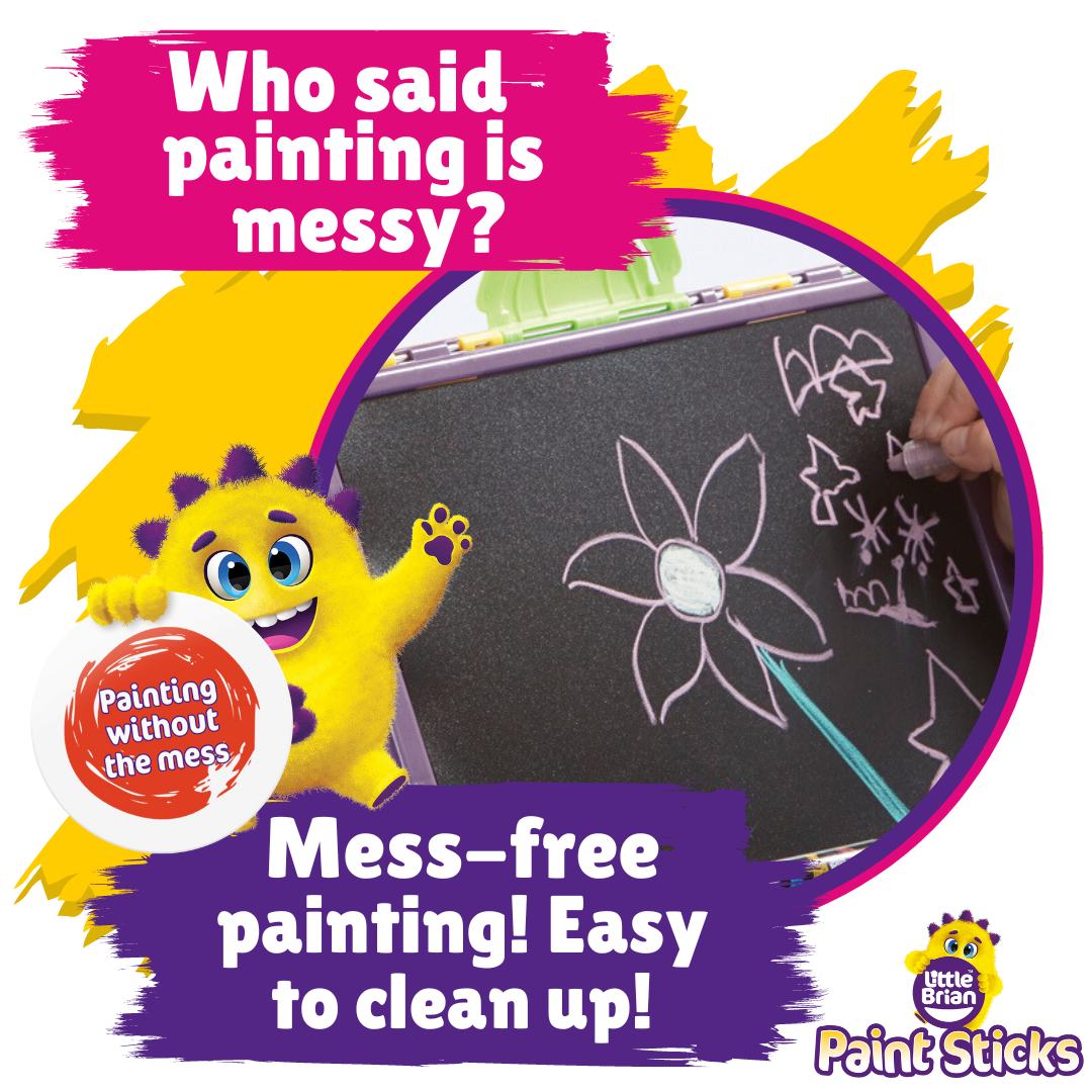 Baby Republic - Vendita all'ingrosso Set da pittura - Bastoncini di vernice Little Brian Scribble, confezione da 125