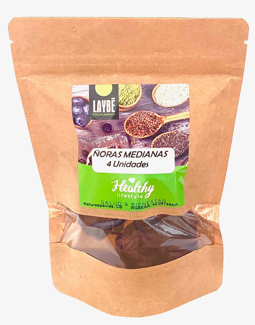 NATURESPECIAS, C.B. - Wholesale Dried Spice - Doypack bag ÑORAS 4 units0